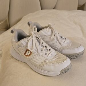 Prince White and Gray Sneakers Men Size 8.5